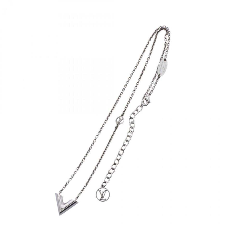 LOUIS VUITTON Silver Necklace - Picture 3 of 6